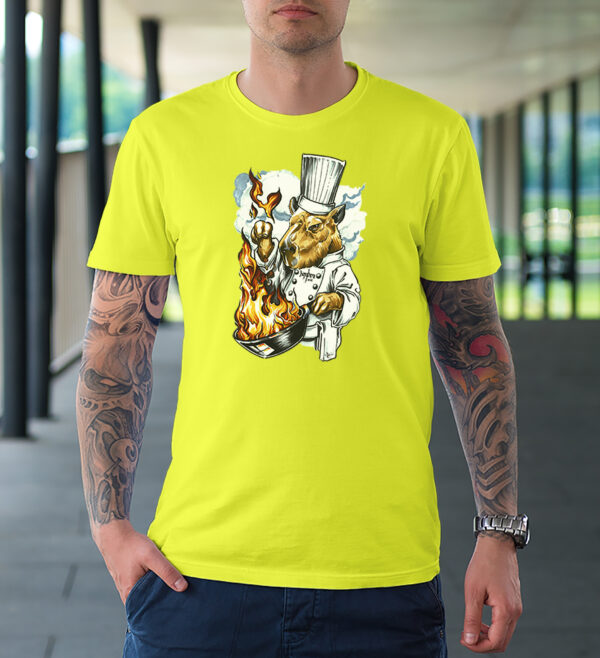 Tričko Kapybara wear - Chef (YELLOW)