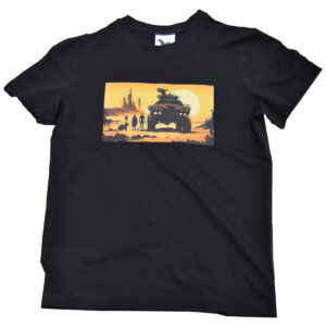 Dětské tričko Kapybara wear - Post Apo (black)